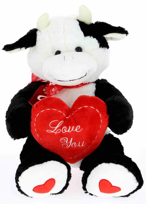 COW WITH HEART 55CM