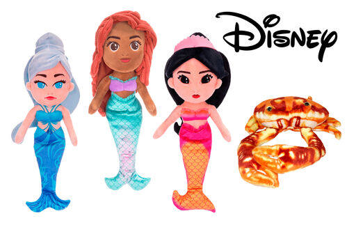 Disney Little Mermaid 3 Mod. Assorted. 30cm + Crab gift of 25cm