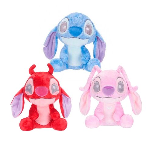 Stitch, Angel, Leroy Snuggletime 26cm assortment