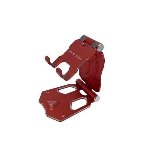 Red Metal Mobile Phone Holder