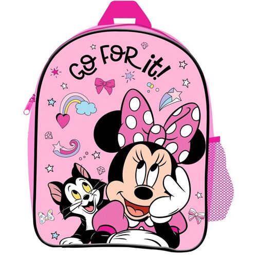 Minnie 3D Backpack 31X26X10 w/ Pockets