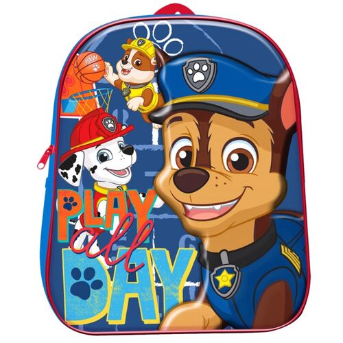 Backpack BTS Paw Paatrol 3D With Eva Shaped Front 31CM