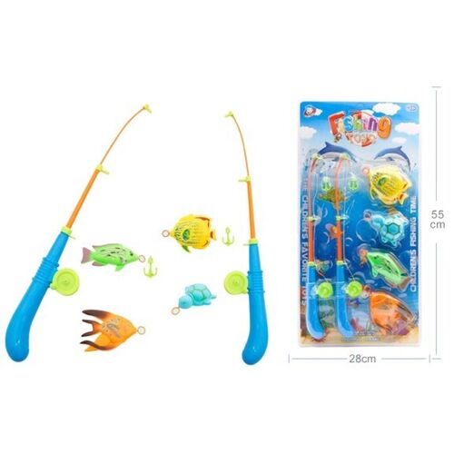 Two Rods and Four Fish Fishing Set